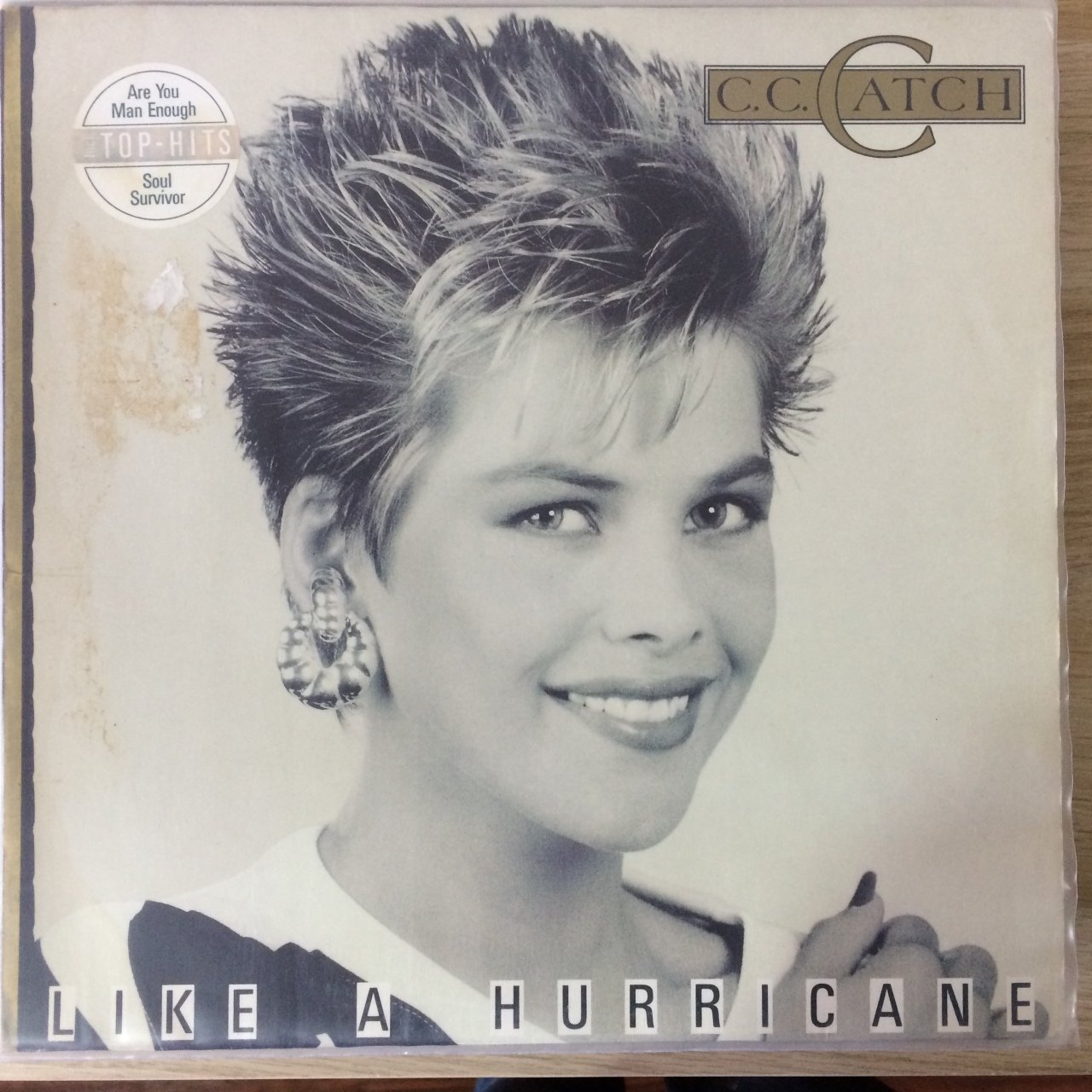 C.C. Catch Like A Hurricane LP Plak