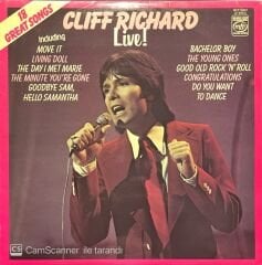 Cliff Richard Live! LP Plak