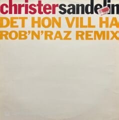 Christer Sandelin Det Von Vill Ha LP Plak
