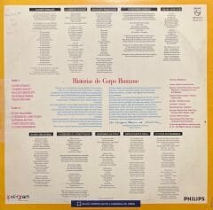 Avo Cantigas Historias Do Corpo Humano LP Plak