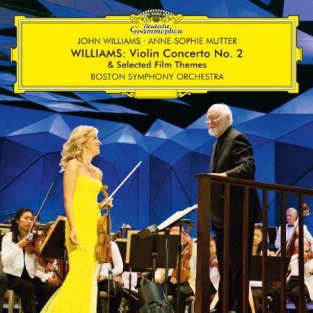 John Williams, Anne-Sophie Mutter, Boston Symphony Orchestra Williams: Violin Concerto No. 2 & Selected Film Themes LP Plak