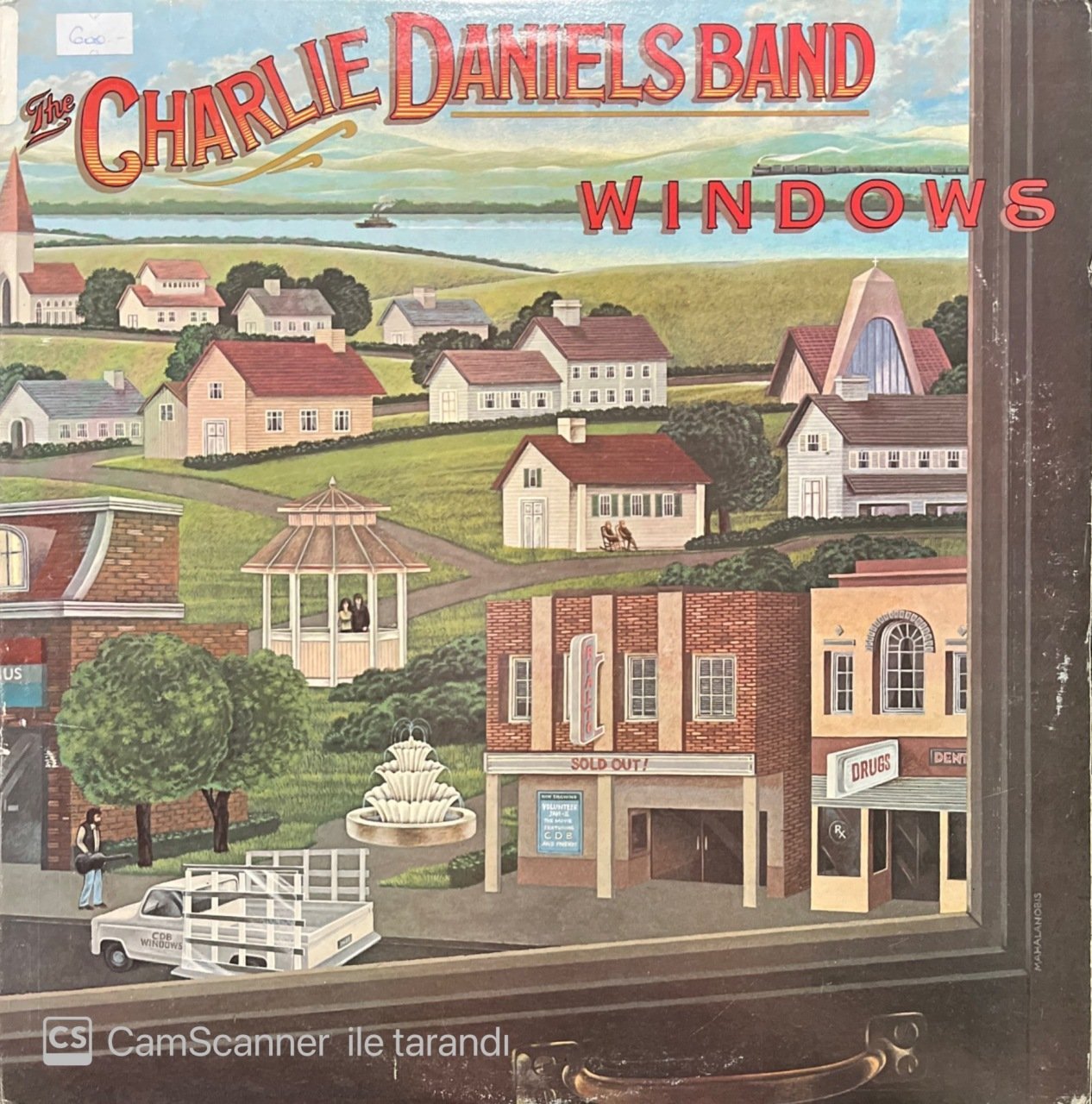 The Charlie Daniels Band Windows LP Plak