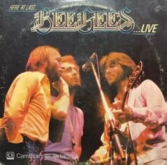 Here At Last Bee Gees Live Double LP Plak