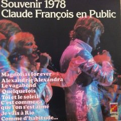 Souvenir 1978 Claude François En PublicÇift LP Plak
