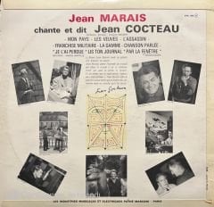 Jean Marais Chante Et Dit Jean Cocteau LP Plak