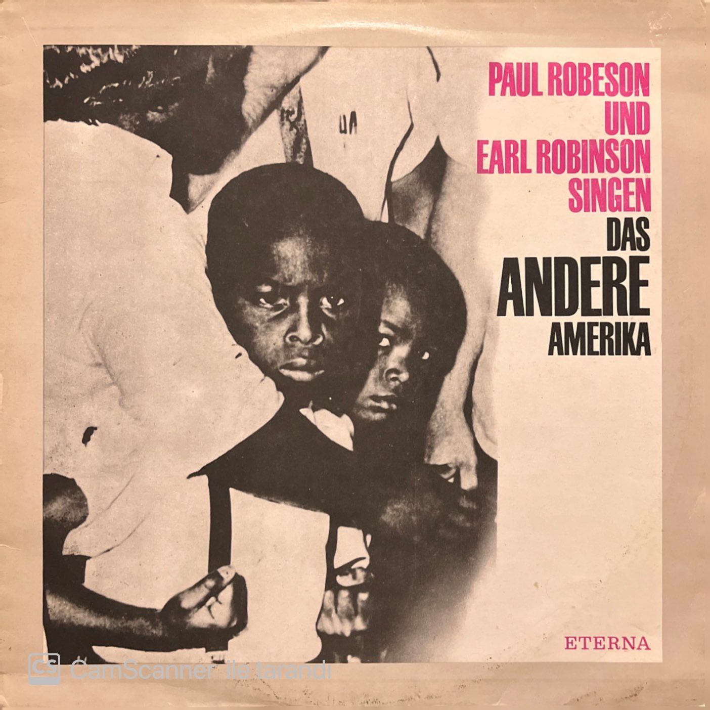 Paul Robeson Und Earl Robinson Singen Das Andre Amerika LP Plak