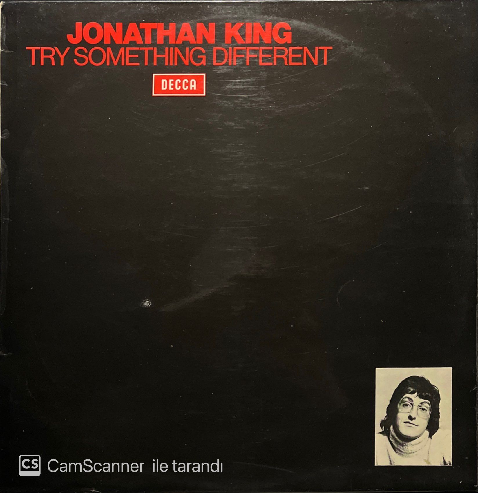 Jonathan King Try Something Different LP Plak