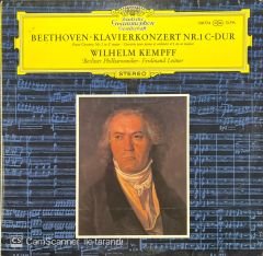 Wilhelm Kempff Beethoven Klavierkonzert Nr.1 C-Dur LP Plak