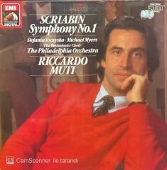 Ricardo Muti Scriabin Symphony No.1 LP Plak