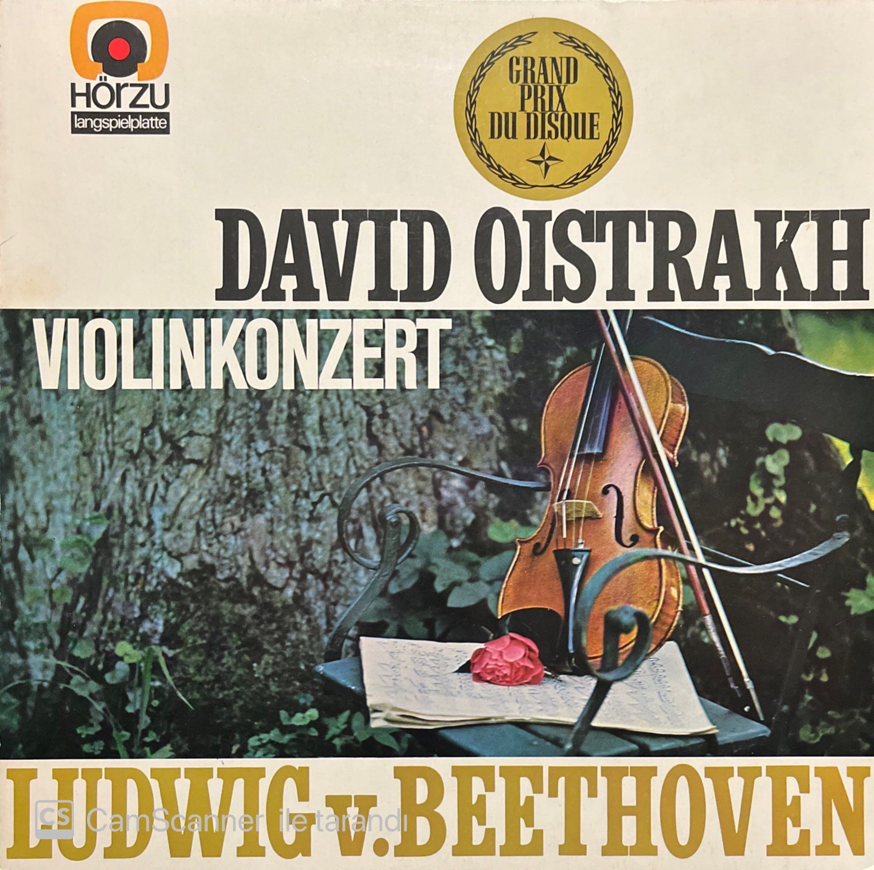 Davvid Oistrakh Violinkonzert LP Plak