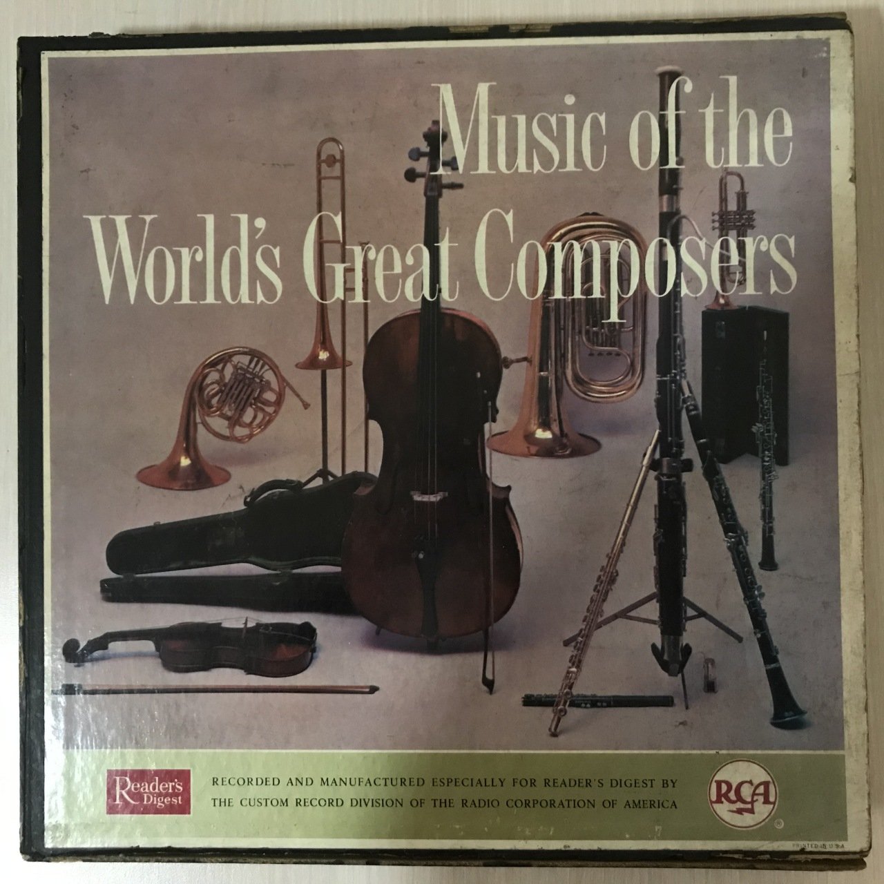 Handel Music Of The World World's 12 LP Klasik Box Set Plak