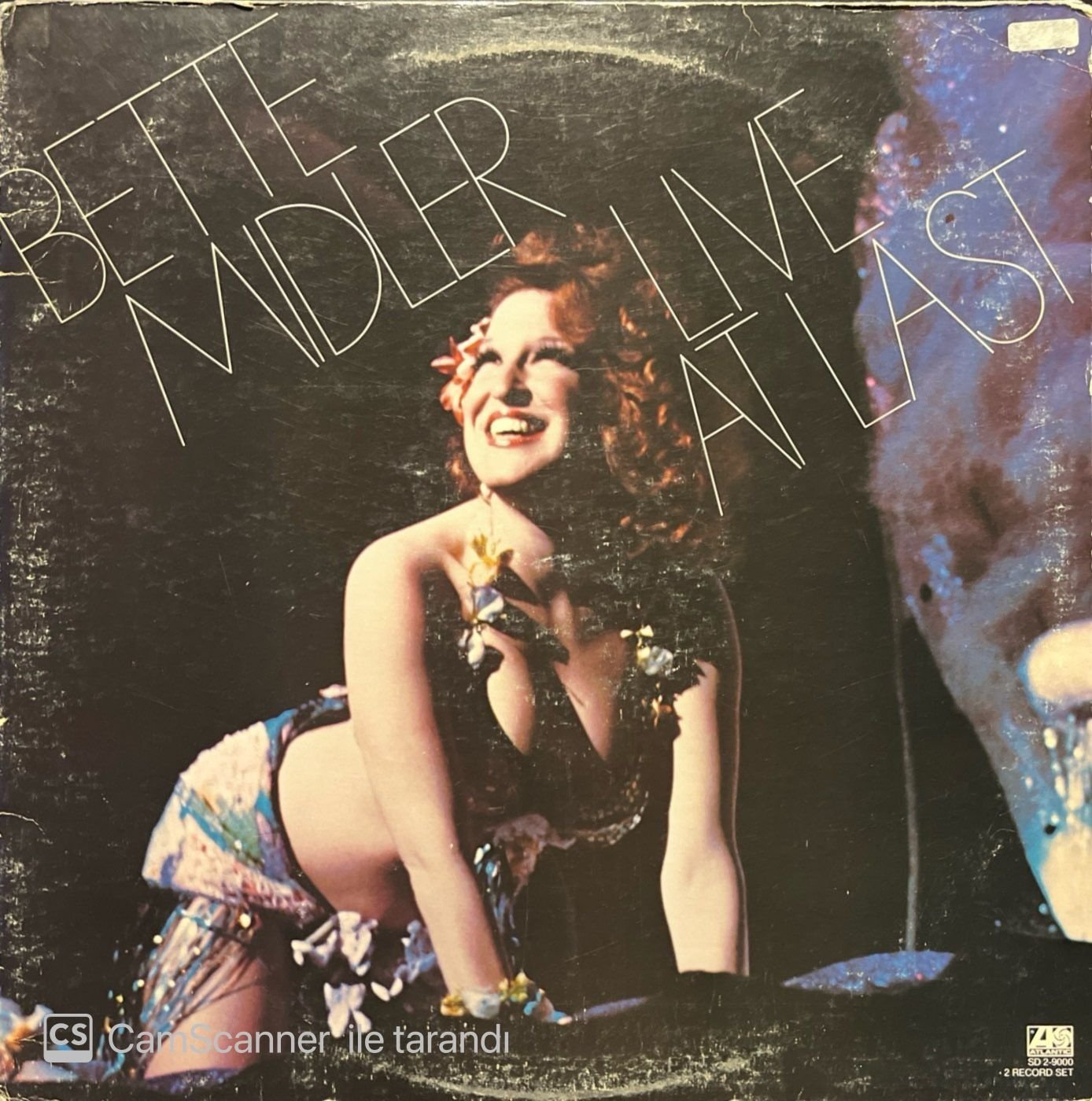 Bette Midler Live At Last Double LP Plak