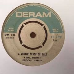 Procol Harum A Whither Shade Of Pale 45lik Plak