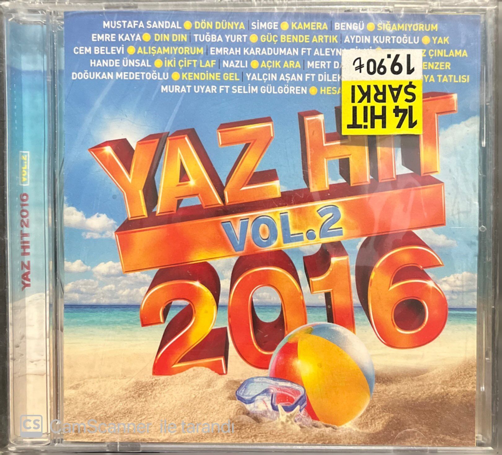 Yaz Hit 2016 Vol.2 Açılmamış Jelatininde CD