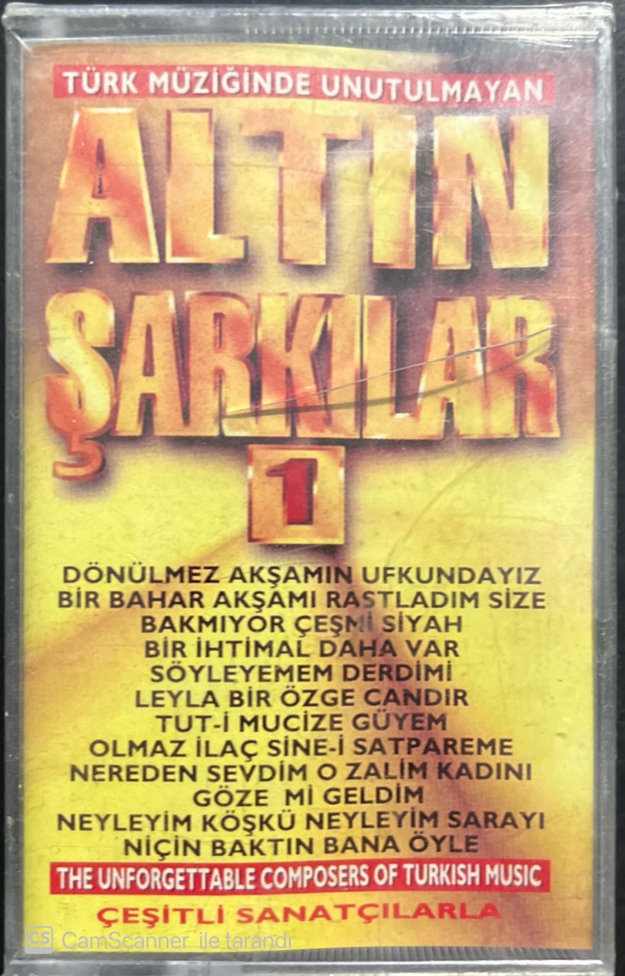 Altın Şarkılar 1 Açılmamış Jelatininde Kaset