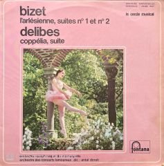 Georges Bizet Delibes LP Plak