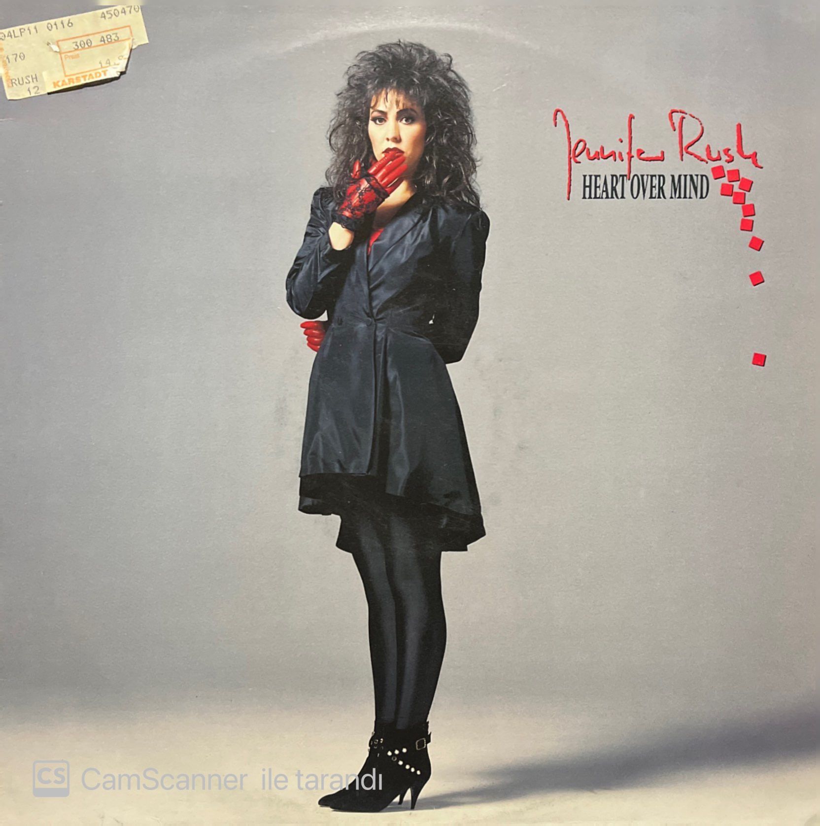 Jennifer Rush Heart Over Mind LP Plak