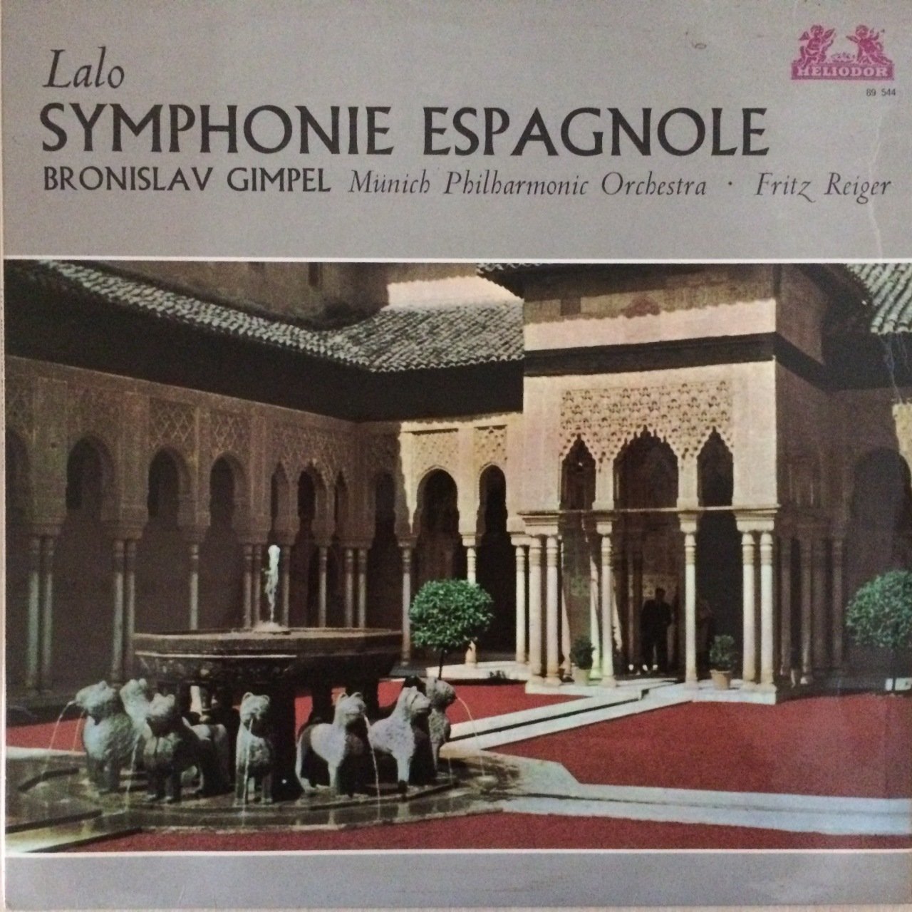 Eduard Lalo Symphonie Espagnole LP Plak