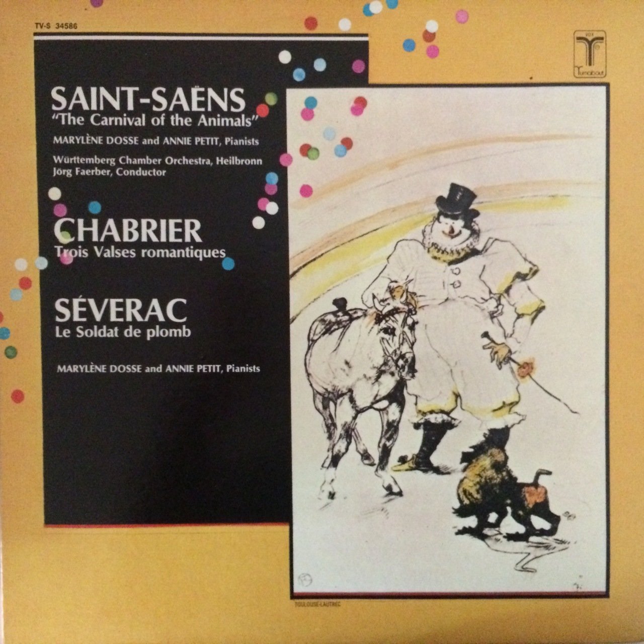 Camille Saint Saens The Carnival Of The Animals LP Plak