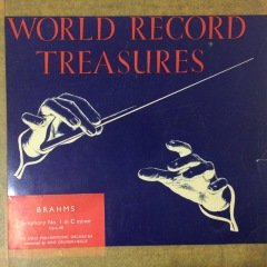 Brahms World Record Treasures LP Plak