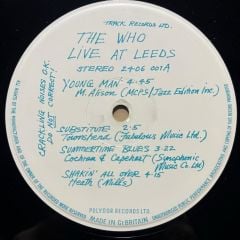 The Who Live At Leeds LP Plak