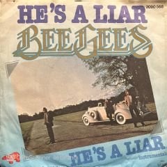 Bee Gees He's A Liar 45lik Plak
