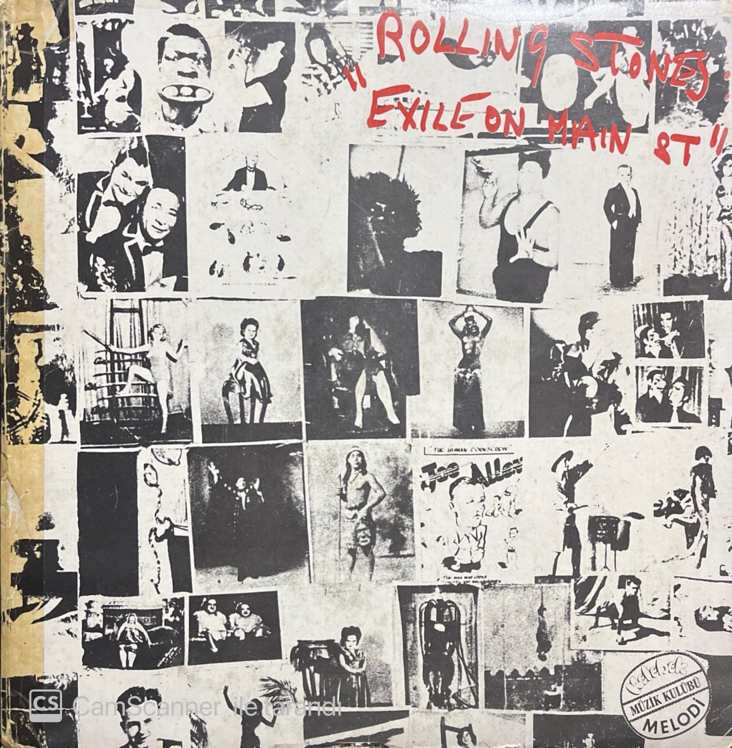 The Rolling Stones Exile On Main St LP Plak