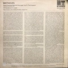 Beethoven Emperor Concerto 32 Variations LP Klasik Plak