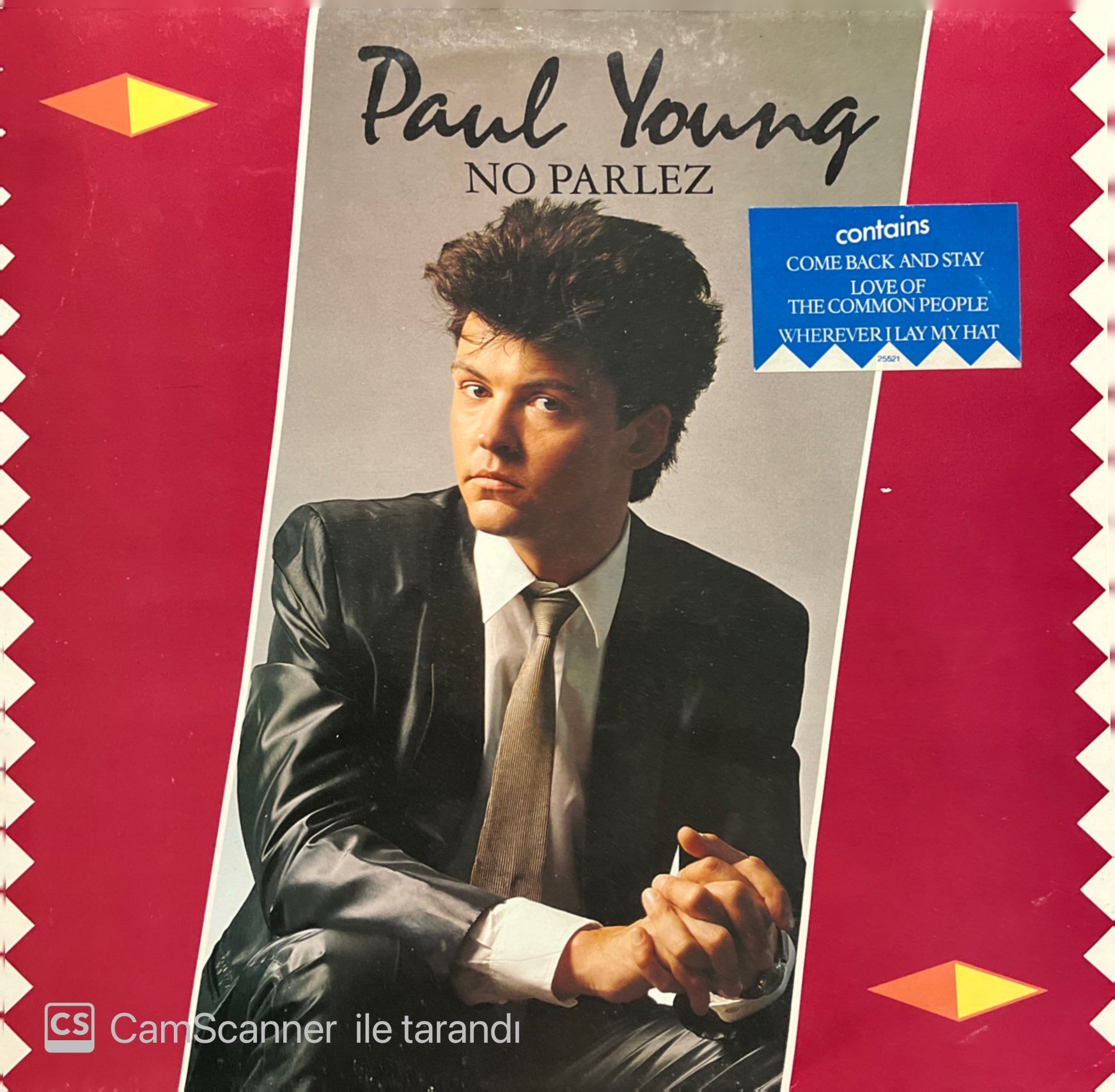 Paul Young No Parlez LP Plak