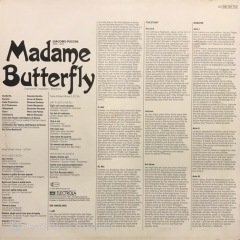 Giacomo Peccuni Madame Butterfly LP Klasik Plak