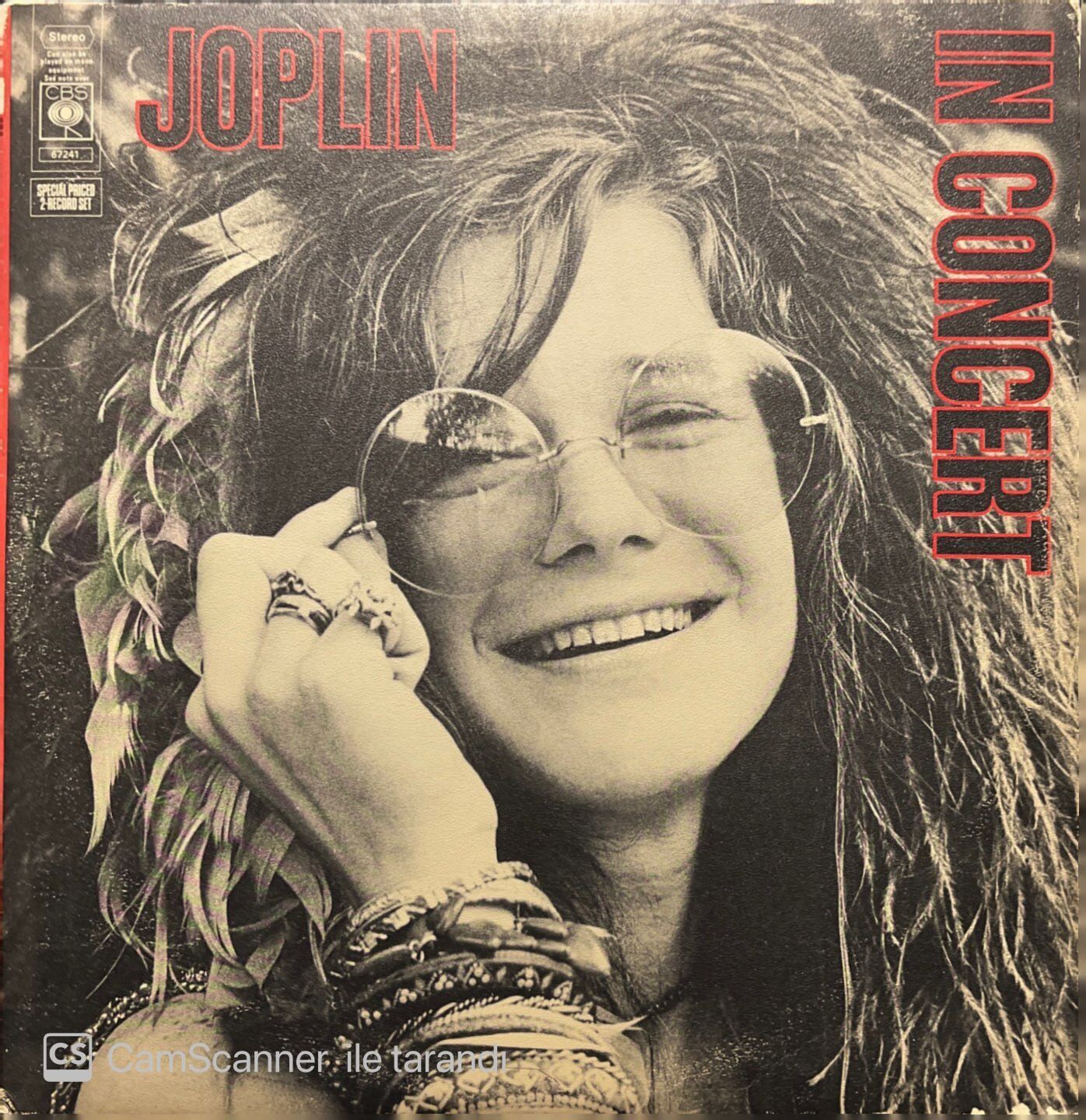 Janis Joplin In Concert Double LP Plak