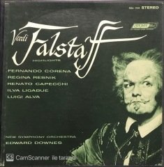 Verdi Falstaff 1 LP Klasik Box Set Plak