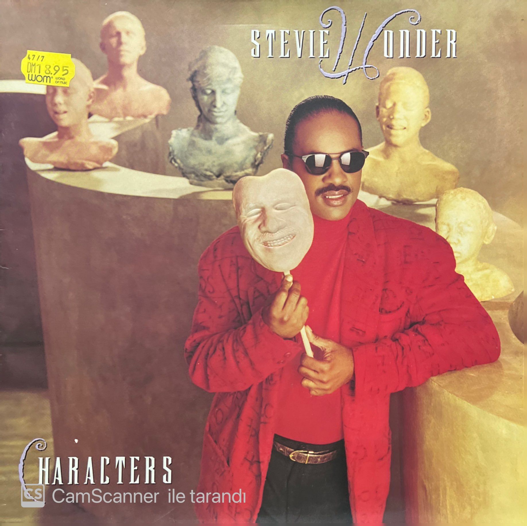 Stevie Wonder Characters LP Plak