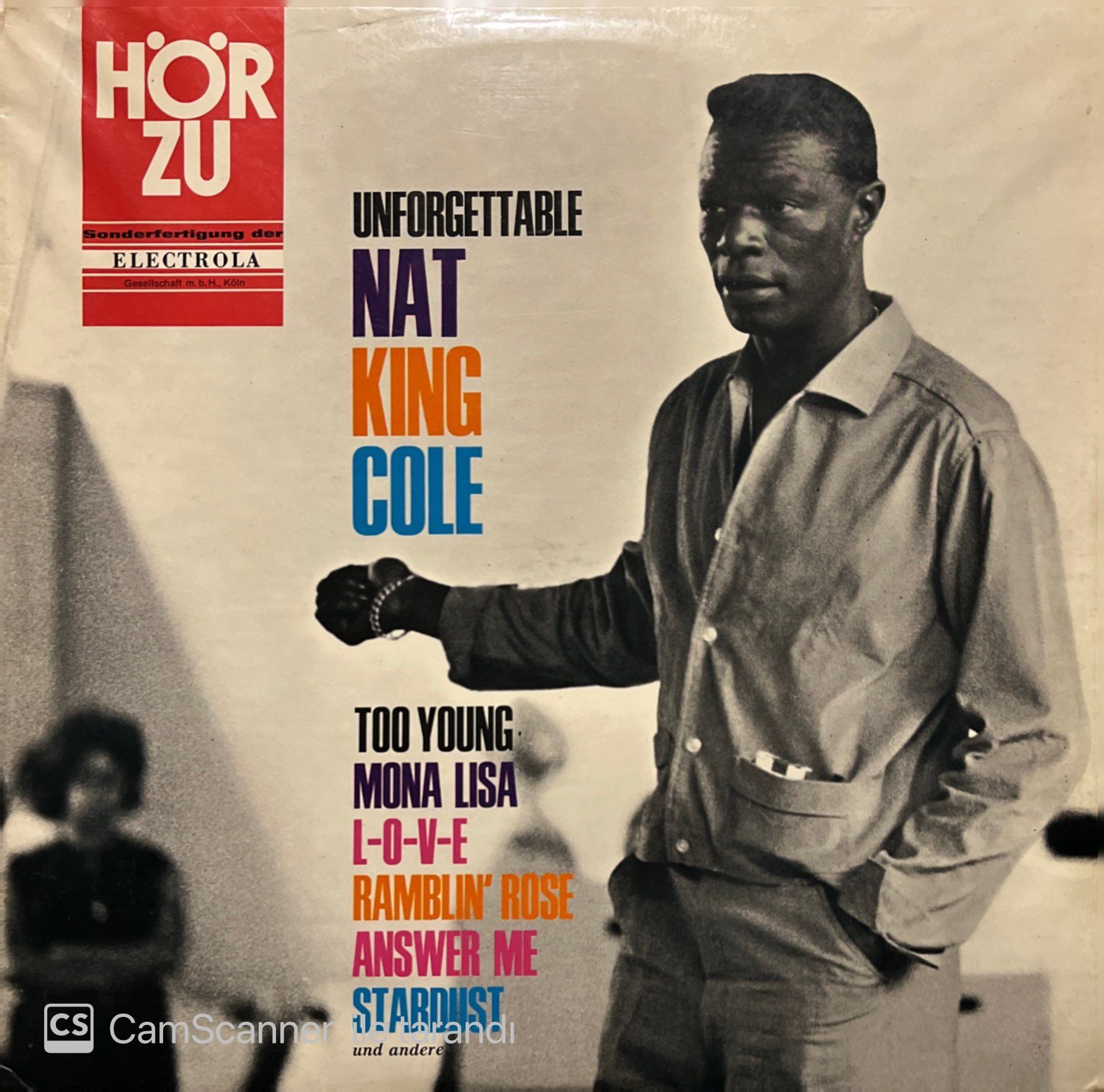 Nat King Cole Unforgetable LP Plak