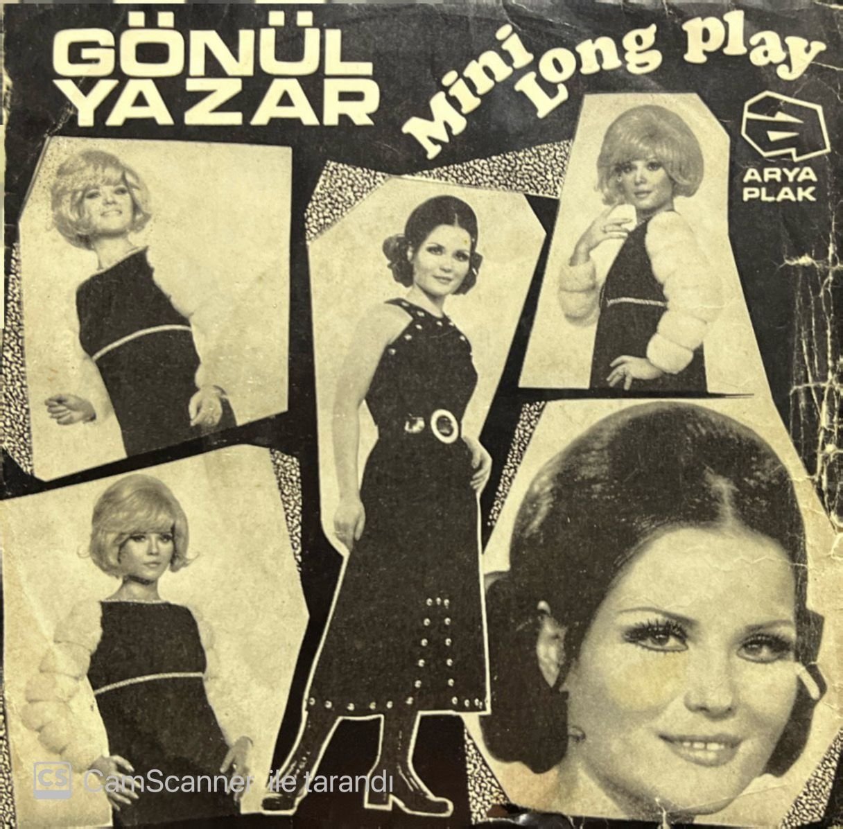 Gönül Yazar Mini Lp 6 Şarkı Gökyüzünde Yalnız Gezen Yıldızlar 45lik Plak