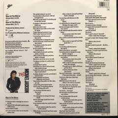 Michael Jackson Man In The Mirror Maxi Single LP Plak