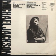 Michael Jackson Bad LP Plak