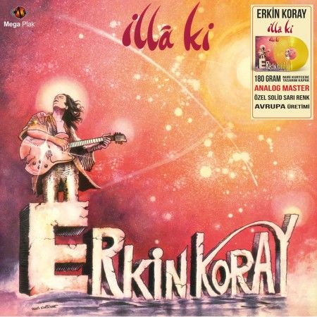 Erkin Koray İlla Ki Transparan Sarı Renkli LP