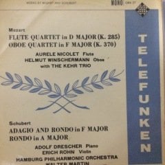 Mozart Flute Quartet LP Plak