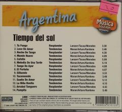 Argentina Tiempo Del Sol CD
