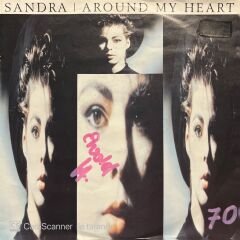 Sandra Around My Heart 45lik Plak