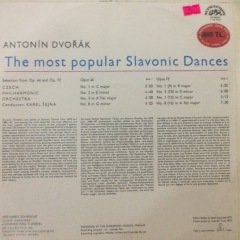 Antonin Dvorak The Most Popular Slavonic LP Plak