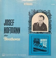 Joseff Hofmann Plays Beeethoven LP Plak