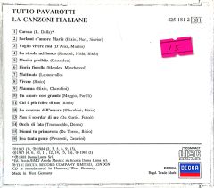Tutto Pavarotti Le Canzoni İtaliane CD