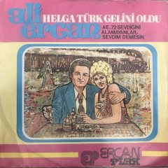 Ali Ercan Helga Türk Gelini Oldu 45lik Plak