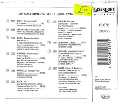 100 Masterpieces Vol.1 (1685-1730) CD