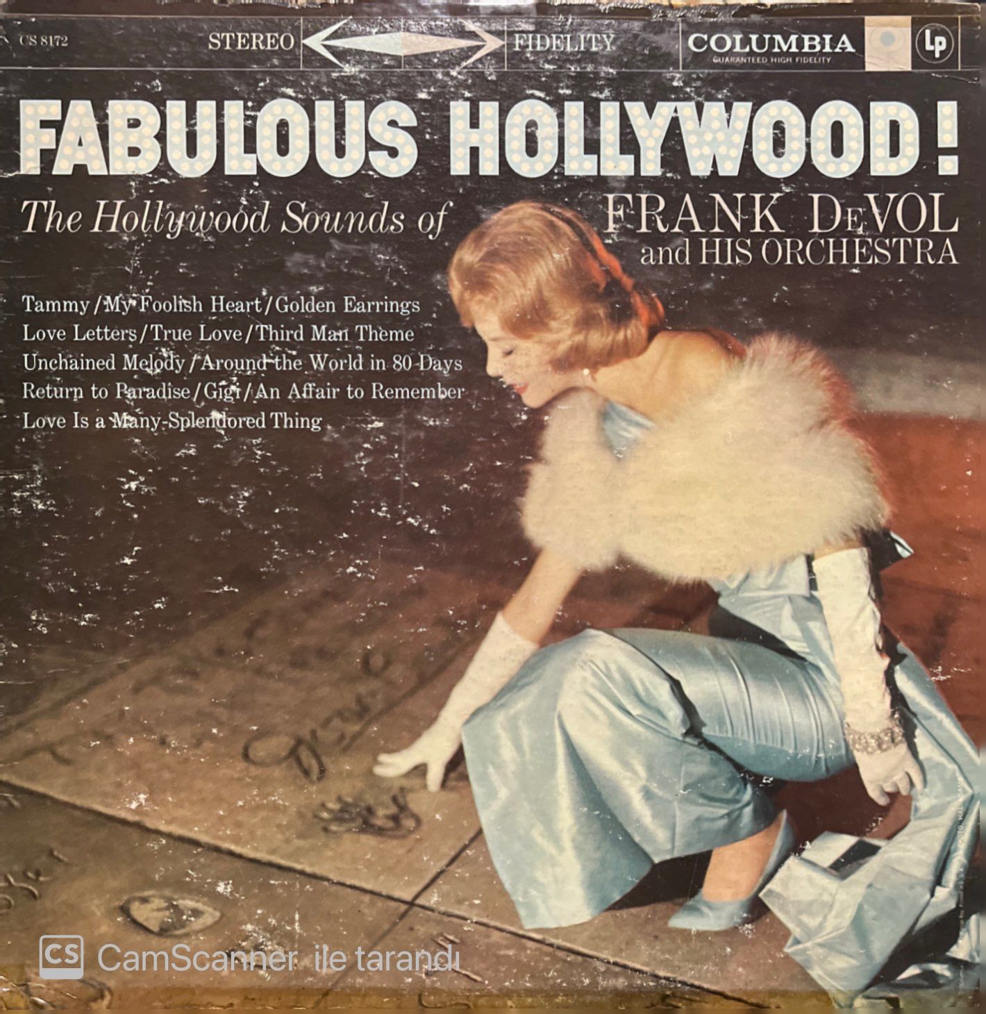 Frank DeVol Fabulous Hollywood LP Plak