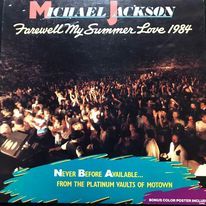 Michael Jackson Farewell My Summer Love 1984 LP Plak