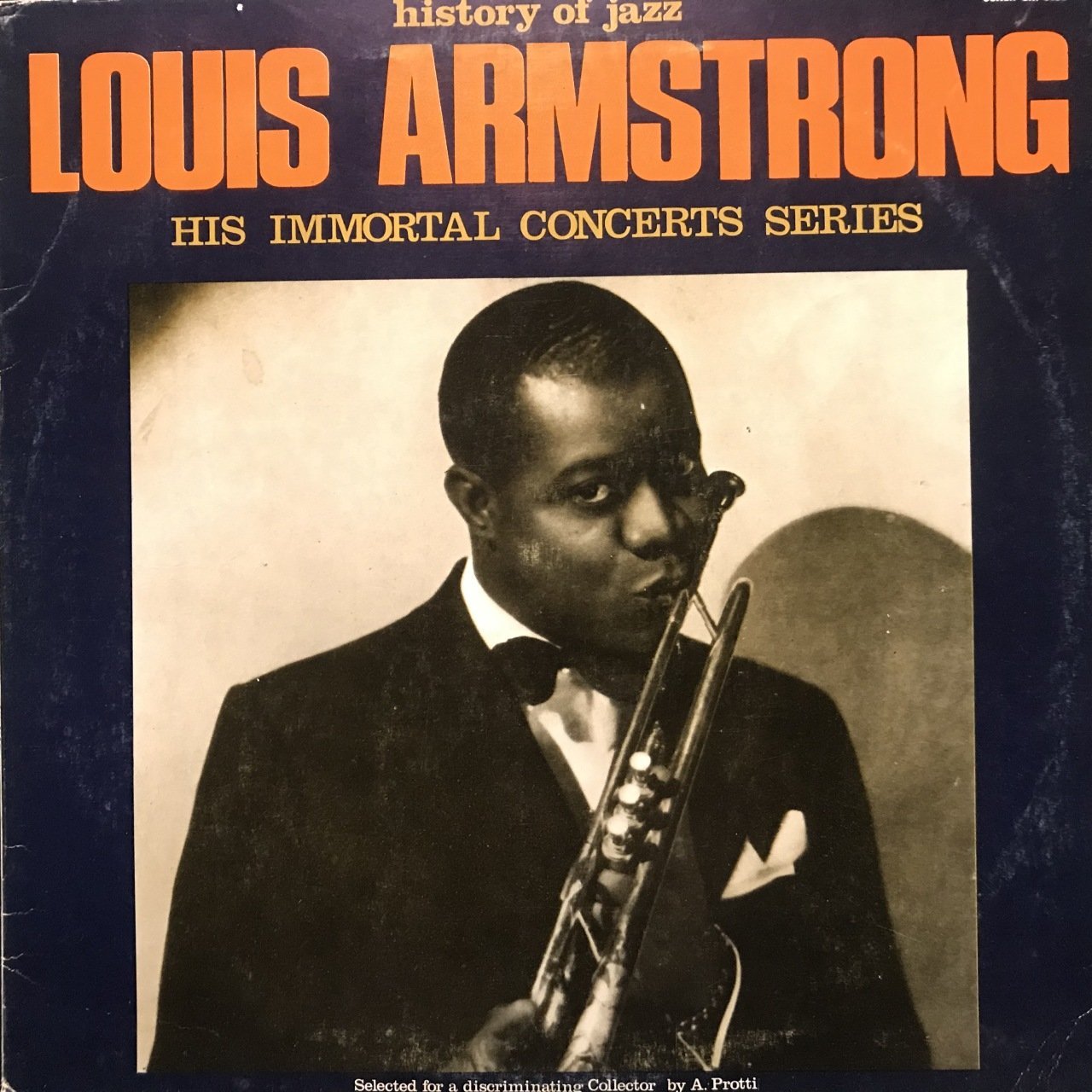 Louis Armstrong Him Immortal Concerts Series LP Jazz Plak