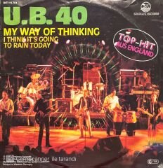 UB40 My Way Of Thinking 45lik Plak